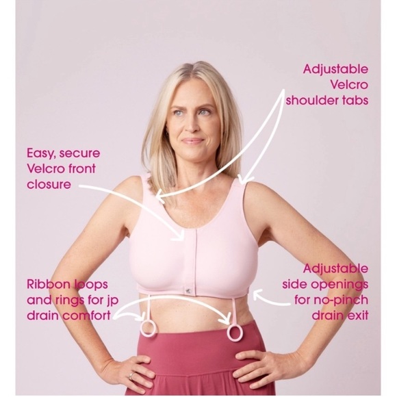 masthead Other - Masthead Surgery Surgical Recovery Bra Elizabeth Light Pink Size XL NEW